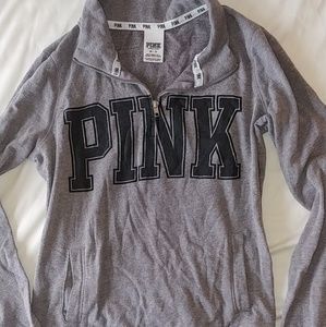 PINK Grey Pullover